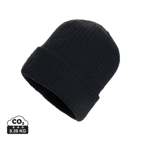 Bonnet Pryor avec revers AWARE™ Polylana® - Bonnet en polyester recyclé pour un style éco-responsable