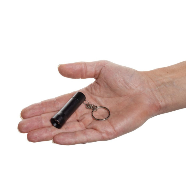 Porte-clés torche en aluminium recyclé RCS Flash - Accessoire écologique pour plein air | BCM Goodies