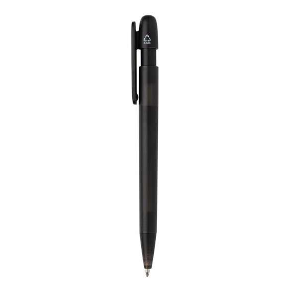 Stylo transparent en ABS recyclé et certifié GRS Devin - Stylo écologique et durable - BCM Goodies
