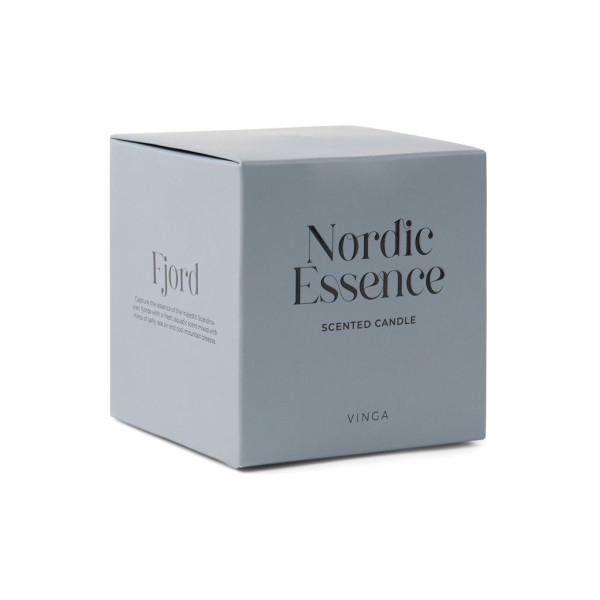 Bougie parfumée Nordic personnalisable - Bougie parfumée à la cire de soja pour événements et cadeaux d'entreprise