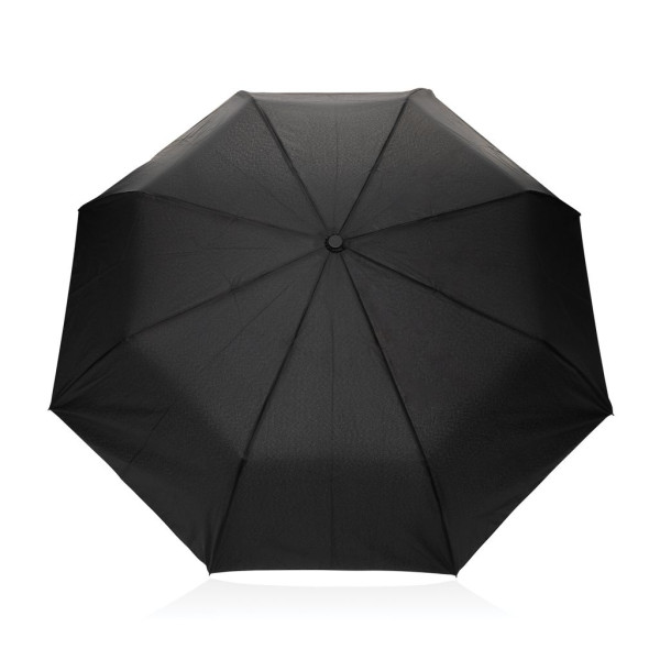 Mini parapluie 21 à ouverture auto en bois dacacia Kaycey Personnalisable | BCM Goodies