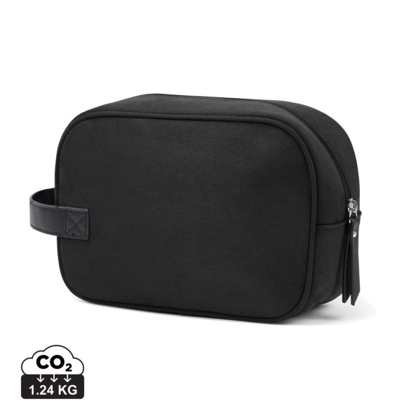 Trousse de toilette Marlow en polyester recyclé avec poche intérieure zippée - BCM Goodies