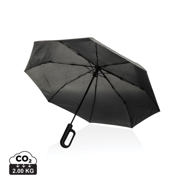 Parapluie 21 avec mousqueton en rPET AWARE™ Yara - Accessoire pratique et éco-responsable | BCM Goodies