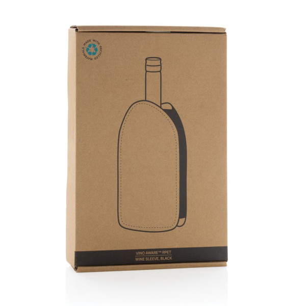 Housse réfrigérante à vin Vino en rPET AWARE™ - Accessoire écologique pour garder vos bouteilles de vin fraîches