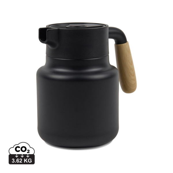Pichet VINGA 1.2L en acier inoxydable recyclé - Carafe sous vide élégante et fonctionnelle - BCM Goodies