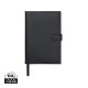 Carnet A5 en polyester recyclé RCS Timo - Carnet personnalisable durable - BCM Goodies