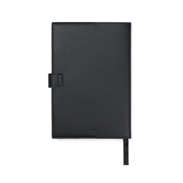 Carnet A5 en polyester recyclé RCS Timo - Carnet personnalisable durable - BCM Goodies