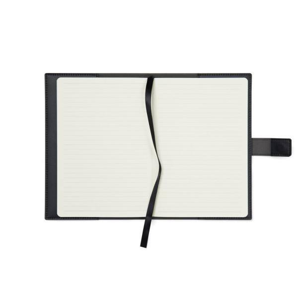 Carnet A5 en polyester recyclé RCS Timo - Carnet personnalisable durable - BCM Goodies
