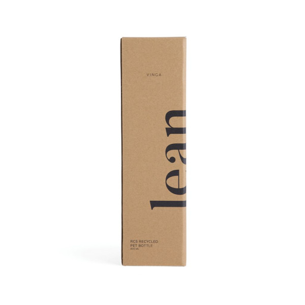 Bouteille d'eau VINGA 800ml RCS RPET Lean - Goodies personnalisable pour séances d'entraînement