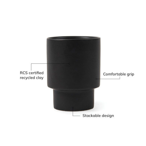 Mug VINGA 250ml RCS Nagano en argile recyclée - BCM Goodies