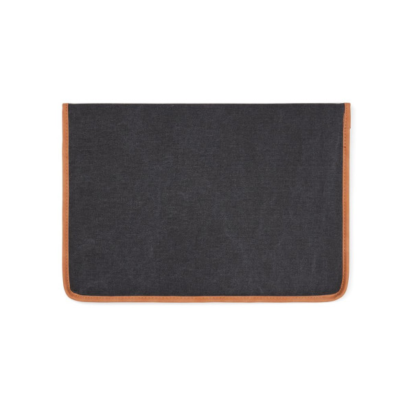 Housse d'ordinateur VINGA Bosler 14 en toile recyclée GRS - Accessoire éco-responsable pour protéger votre ordinateur