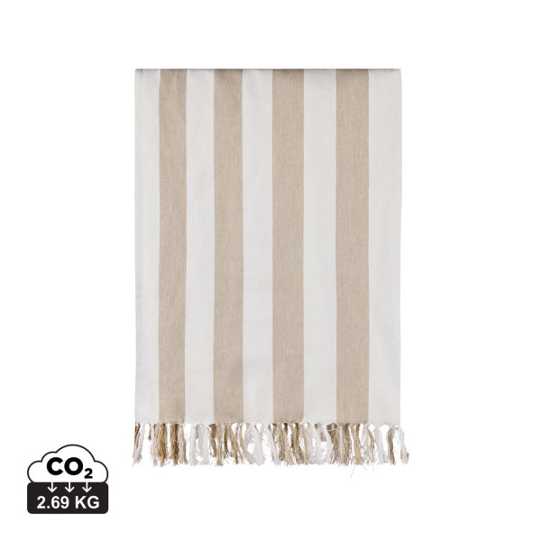 Serviette de plage hammam VINGA GRS Ornos - Serviette écologique personnalisable pour entreprise