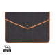 Pochette ordinateur VINGA 16 en toile recyclée GRS Bosler - Accessoire durable pour professionnels