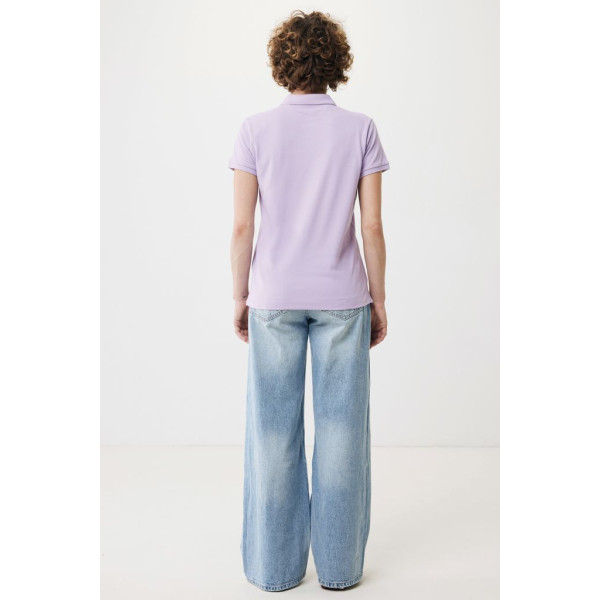 Polo en coton recyclé Iqoniq Yosemite Femme - Polo féminin en coton bio et recyclé - BCM Goodies