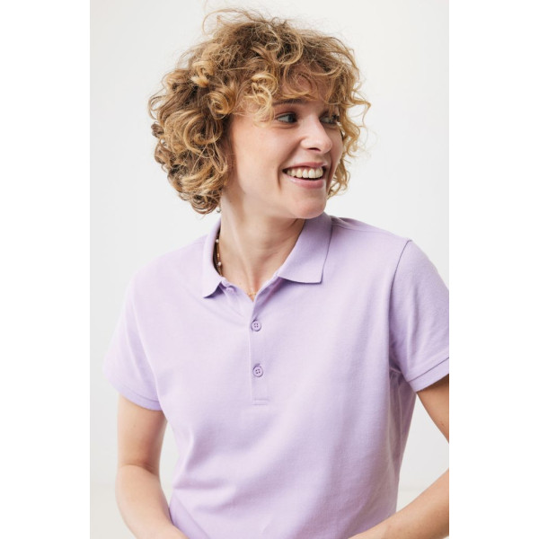 Polo en coton recyclé Iqoniq Yosemite Femme - Polo féminin en coton bio et recyclé - BCM Goodies