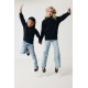 Sweat à capuche enfant en coton bio et recyclé avec poches latérales - BCM Goodies