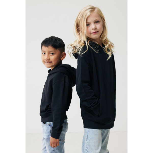 Sweat à capuche enfant en coton bio et recyclé avec poches latérales - BCM Goodies