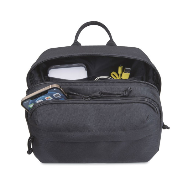 Trousse de toilette en tissu recyclé avec logo personnalisé pour entreprise - BCM Goodies