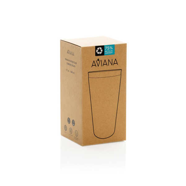 Mug 500ml en acier recyclé RCS Aviana™ Rowan - Mug isotherme personnalisable - BCM Goodies