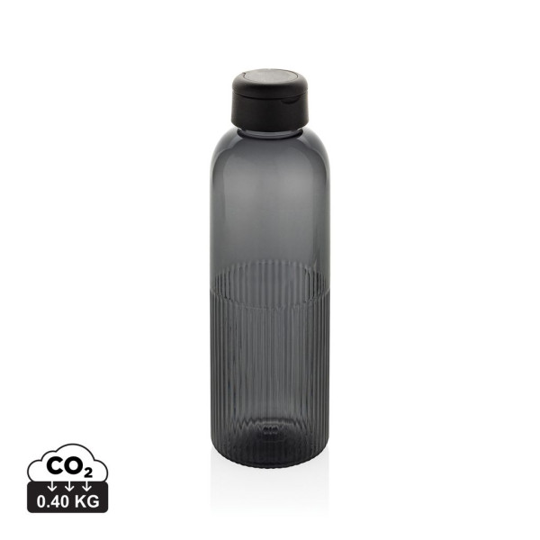 Bouteille en rPET 750 ml avec design ondulé et couvercle à vis sécurisé - BCM Goodies