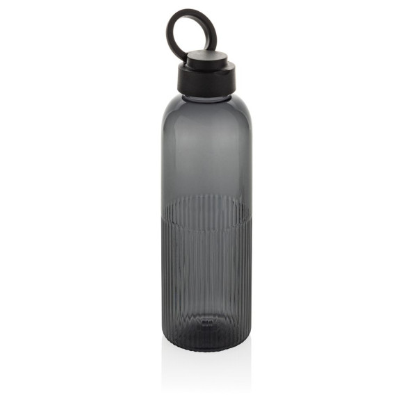 Bouteille en rPET 750 ml avec design ondulé et couvercle à vis sécurisé - BCM Goodies