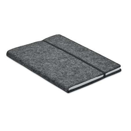 Carnet A5 en feutre RPET FELTBOOK Personnalisable | BCM Goodies - 1