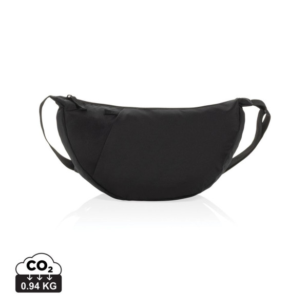 Sac bandoulière XL en rPET AWARE™ Crescent - Sac publicitaire durable pour entreprise | BCM Goodies