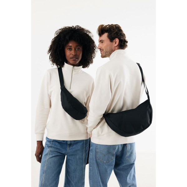 Sac bandoulière XL en rPET AWARE™ Crescent - Sac publicitaire durable pour entreprise | BCM Goodies
