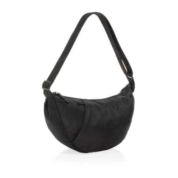 Sac bandoulière XL en rPET AWARE™ Crescent - Sac publicitaire durable pour entreprise | BCM Goodies