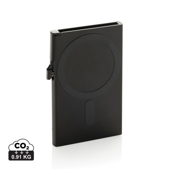 Porte-cartes magnétique anti-RFID en aluminium pour 7 cartes - Pratique et sécurisé