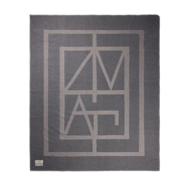 Couverture Monogramme personnalisable en polyester recyclé 170x130cm - BCM Goodies