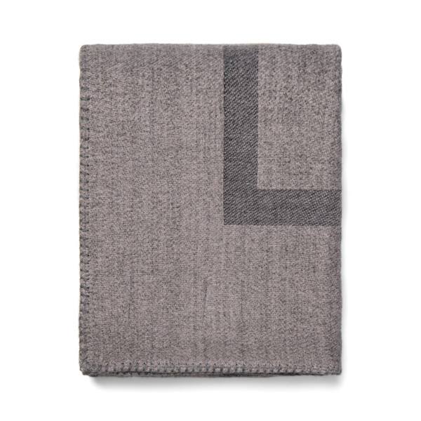 Couverture Monogramme personnalisable en polyester recyclé 170x130cm - BCM Goodies