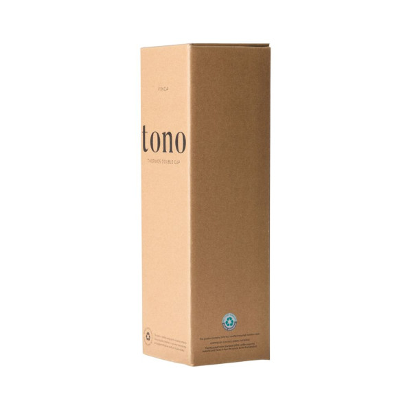 Thermos VINGA Tono 750ml à double tasse pour cadeaux d'entreprise - BCM Goodies