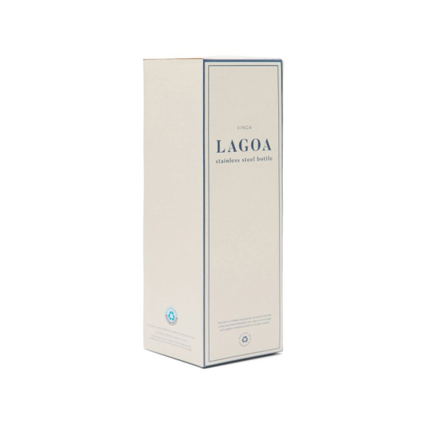 Bouteille isotherme VINGA 600 ml en acier inoxydable recyclé certifié RCS - BCM Goodies
