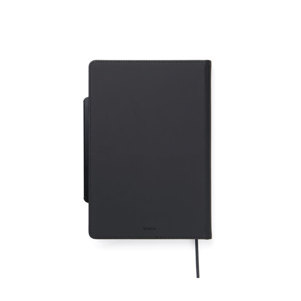 Carnet multifonction ultime en papier recyclé avec règle magnétique et support pour téléphone