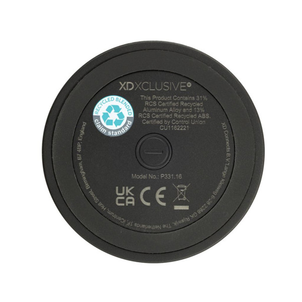 Haut-parleur magnétique 5W en aluminium recyclé RCS Nivio