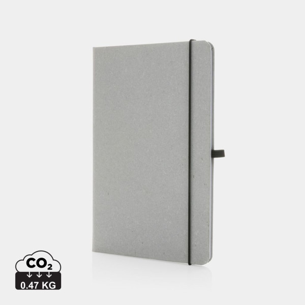 Carnet A5 à couverture rigide en cuir recyclé pour professionnels - BCM Goodies