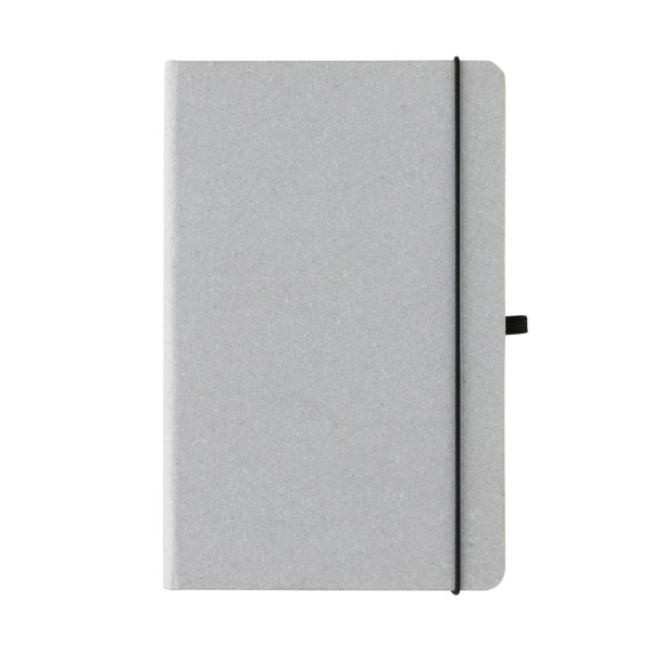 Carnet A5 à couverture rigide en cuir recyclé pour professionnels - BCM Goodies