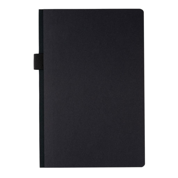 Carnet A5 à Couverture Rigide avec Soufflet - Papier Certifié FSC® - Marque-page et Passant à Stylo - Pochette Arrière - Idéal p
