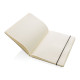 Carnet A5 à Couverture Rigide avec Soufflet - Papier Certifié FSC® - Marque-page et Passant à Stylo - Pochette Arrière - Idéal p