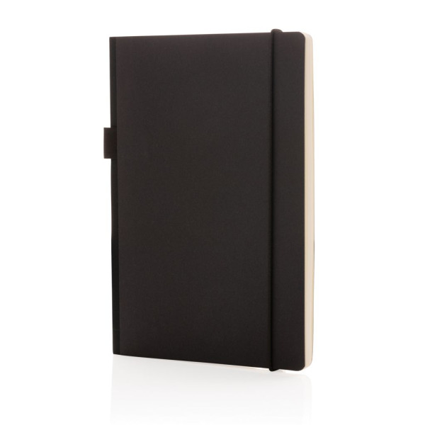 Carnet A5 à Couverture Rigide avec Soufflet - Papier Certifié FSC® - Marque-page et Passant à Stylo - Pochette Arrière - Idéal p