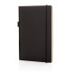 Carnet A5 à Couverture Rigide avec Soufflet - Papier Certifié FSC® - Marque-page et Passant à Stylo - Pochette Arrière - Idéal p