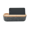 Trousse  en feutre RPET MILE Personnalisable | BCM Goodies - 3