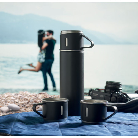 Bouteille et 2 gobelets SHARM Personnalisable | BCM Goodies - 1