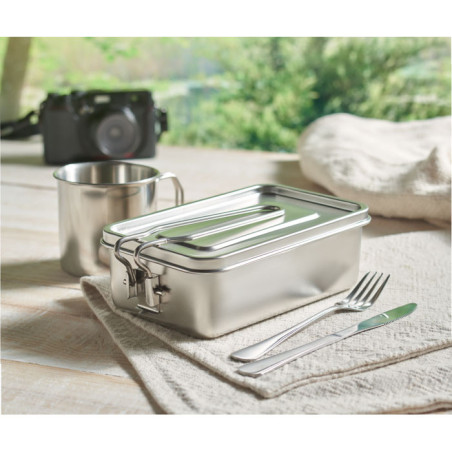 Lunchbox en acier inox TAMELUNCH Personnalisable | BCM Goodies - 1