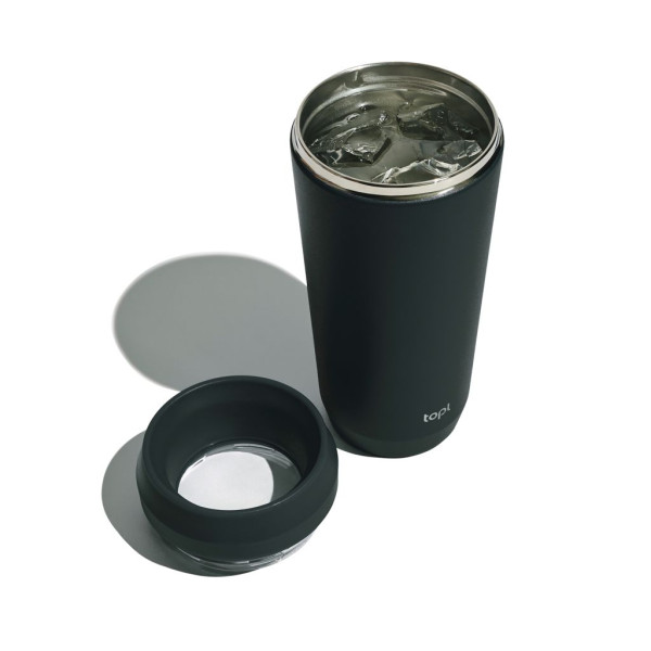 Mug Topl en acier recyclé certifié RCS pour boissons chaudes et froides - BCM Goodies