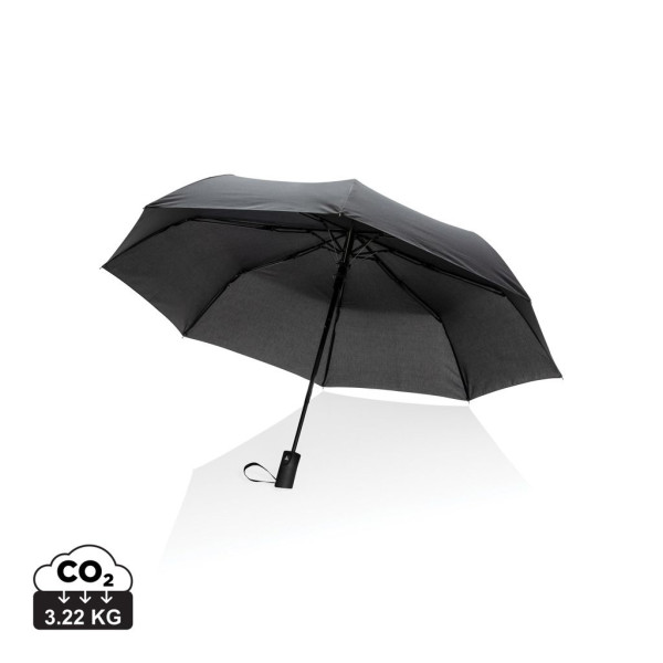 Mini parapluie automatique 21 en rPET 190T Impact AWARE™ - Parapluie écologique et design pour communication d'entreprise