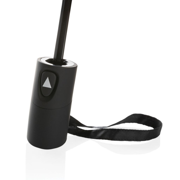Mini parapluie automatique 21 en rPET 190T Impact AWARE™ - Parapluie écologique et design pour communication d'entreprise