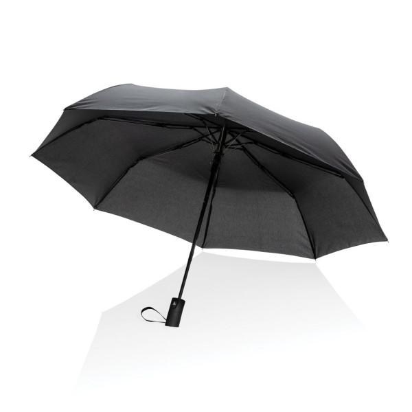 Mini parapluie automatique 21 en rPET 190T Impact AWARE™ - Parapluie écologique et design pour communication d'entreprise