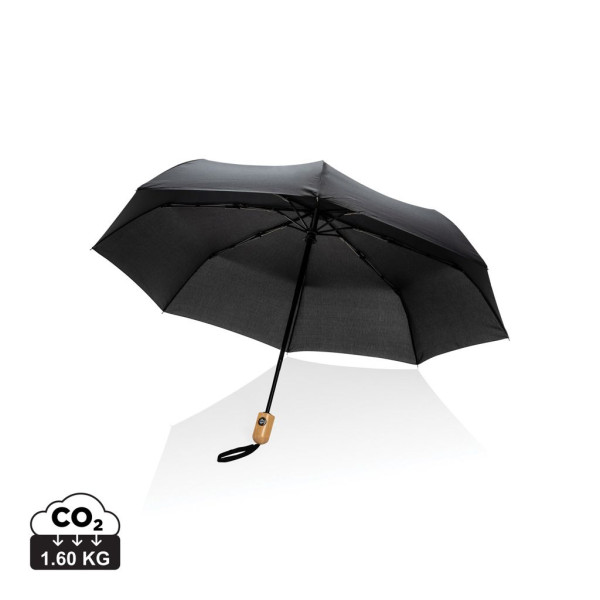 Parapluie automatique en bambou rPET 190T recyclé - BCM Goodies